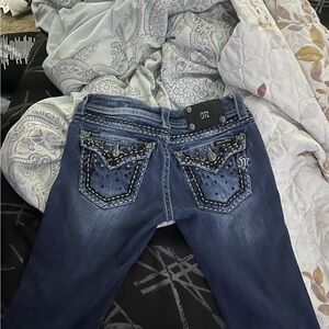 super low rise miss me jeans